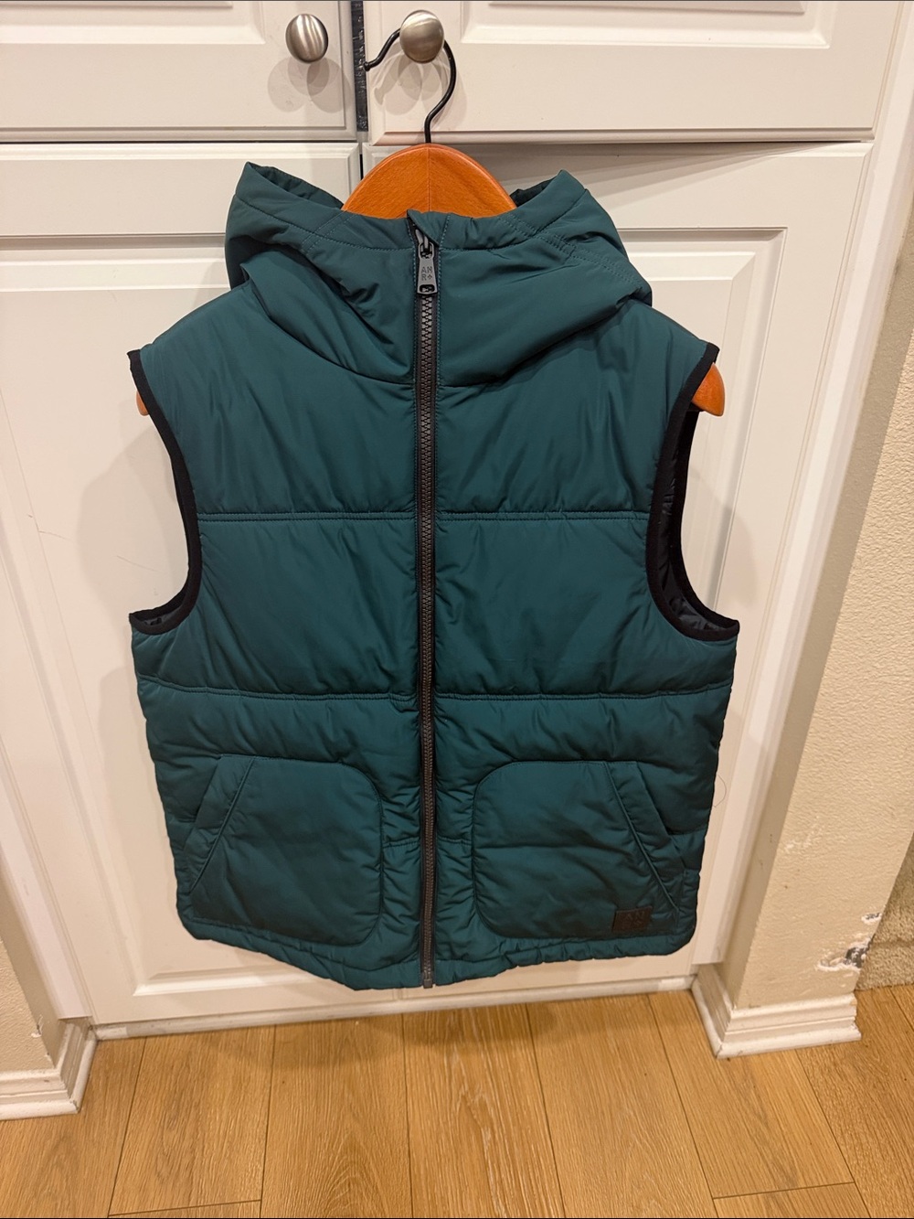 Alp N Rock Teal Hooded Puffer Vest